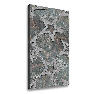 Canvas wall art Stone stars