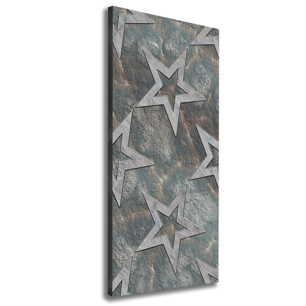 Canvas wall art Stone stars