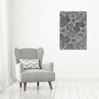 Canvas wall art Stone stars