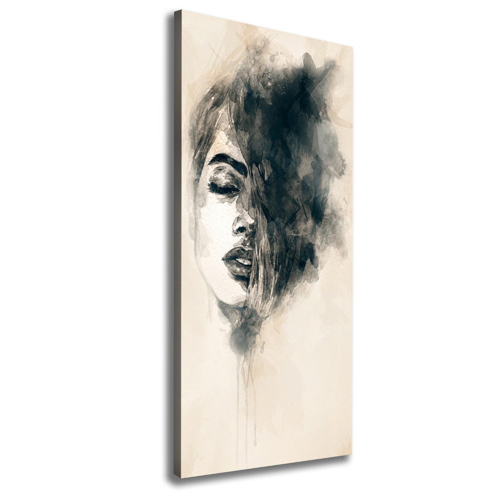 Wall art canvas large Abstraction woman