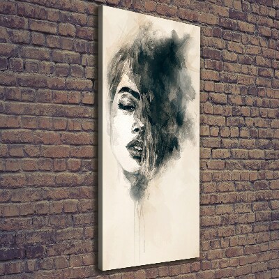 Wall art canvas large Abstraction woman