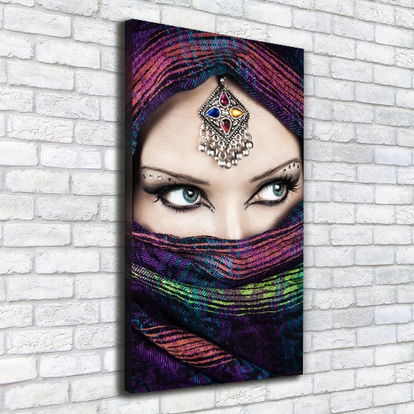 Canvas wall art Indian woman