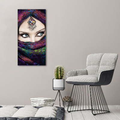 Canvas wall art Indian woman