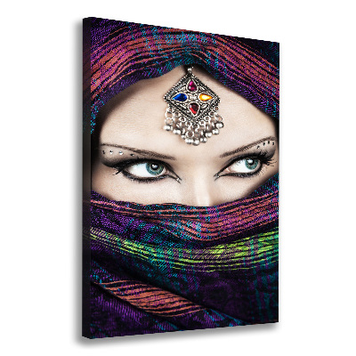 Canvas wall art Indian woman