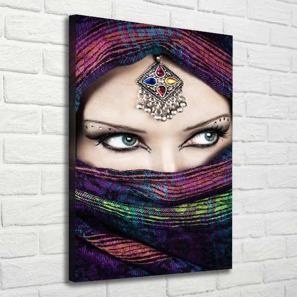 Canvas wall art Indian woman