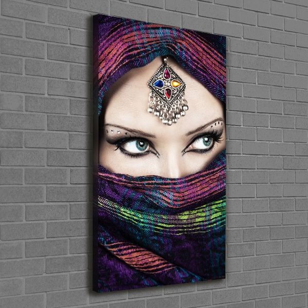 Canvas wall art Indian woman