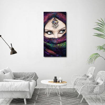 Canvas wall art Indian woman