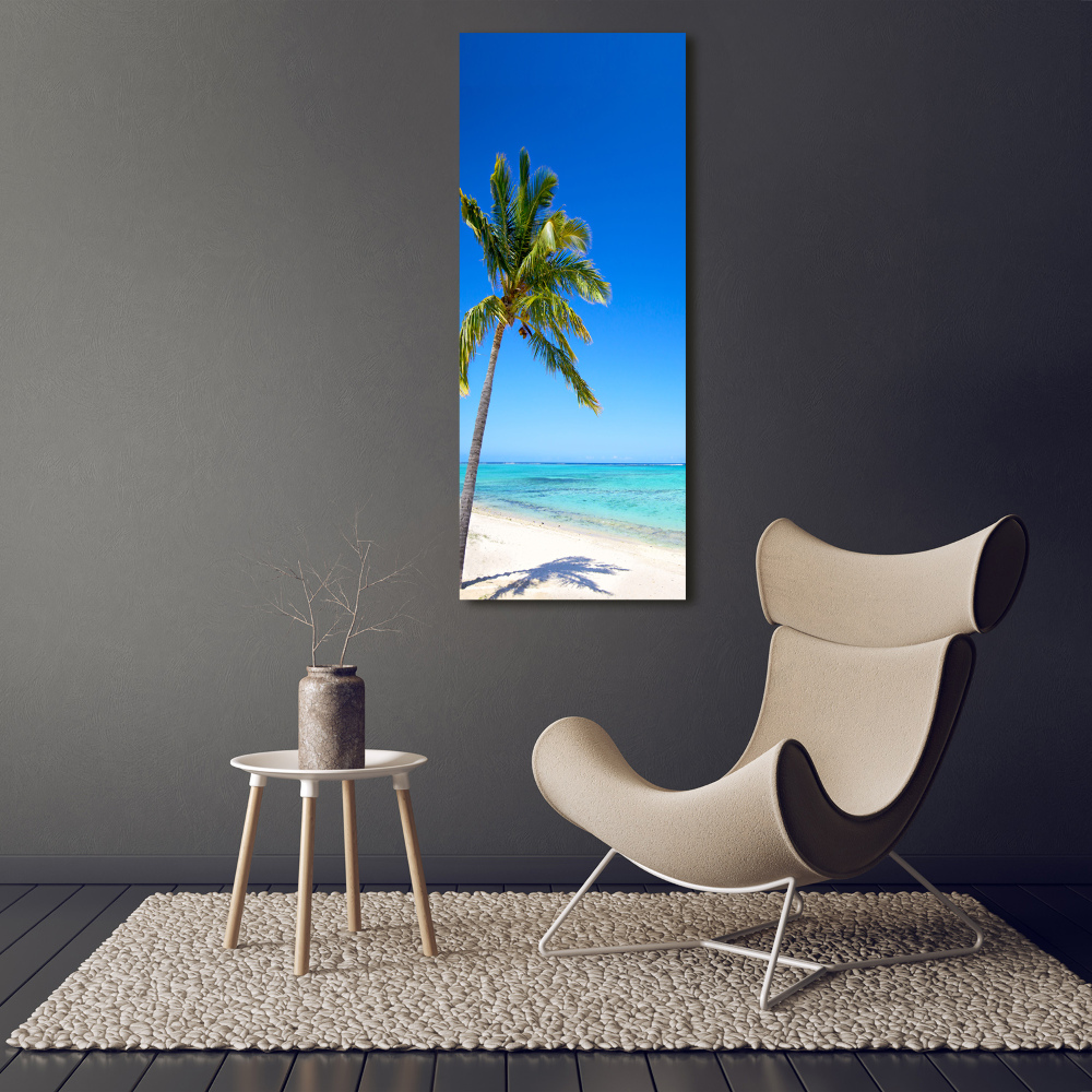 Large canvas wall art Tropical beach