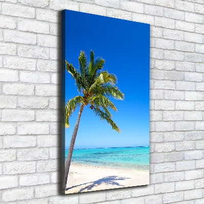 Large canvas wall art Tropical beach