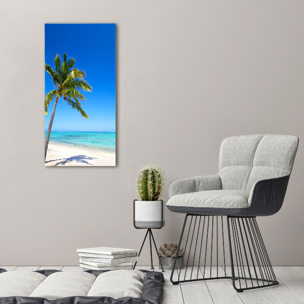 Large canvas wall art Tropical beach