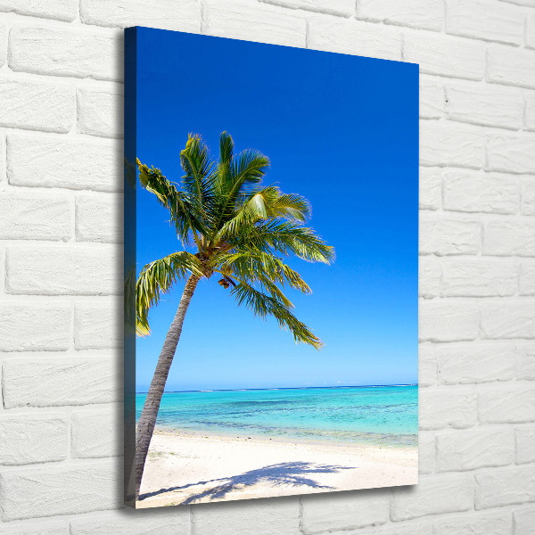 Large canvas wall art Tropical beach