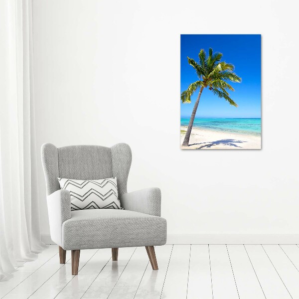 Large canvas wall art Tropical beach