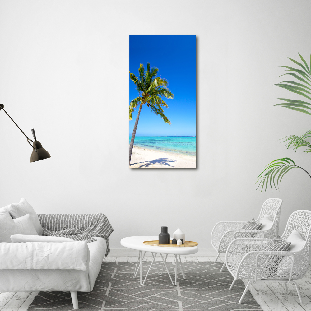 Large canvas wall art Tropical beach