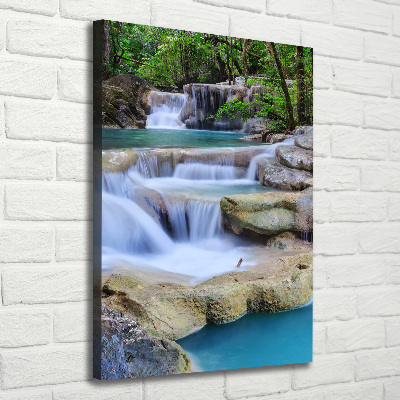 Canvas wall art Thailand waterfall