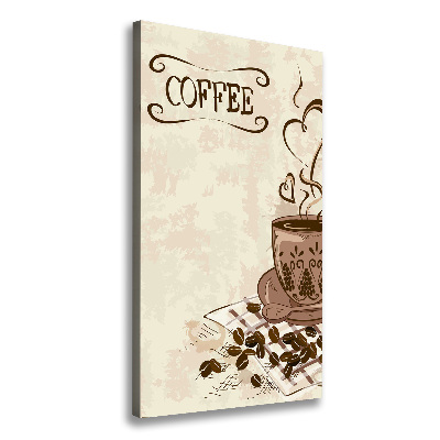 Canvas wall art Aromatic coffee