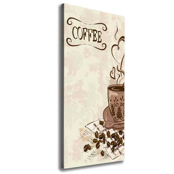 Canvas wall art Aromatic coffee