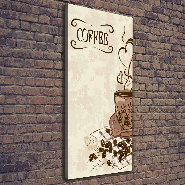 Canvas wall art Aromatic coffee