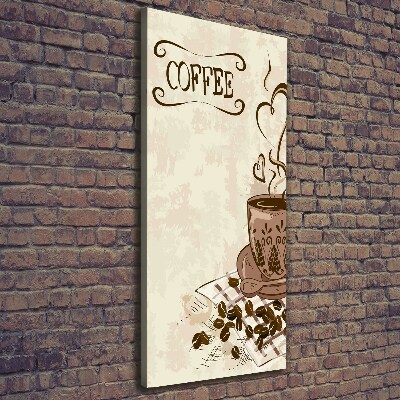 Canvas wall art Aromatic coffee