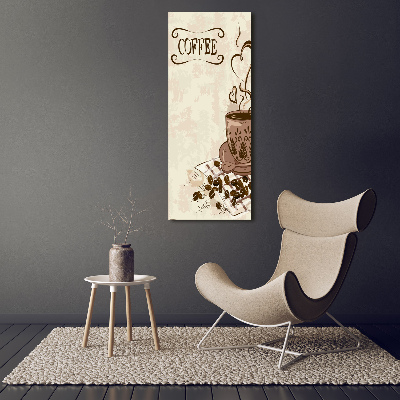 Canvas wall art Aromatic coffee