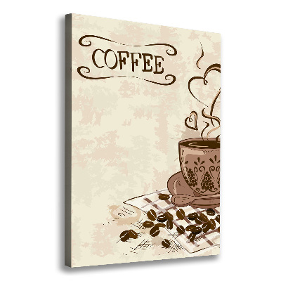 Canvas wall art Aromatic coffee