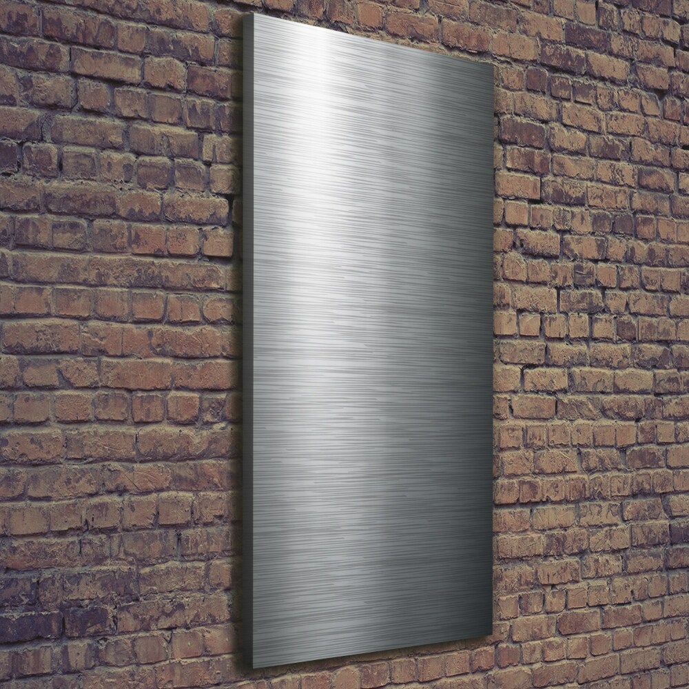 Canvas wall art Metal background