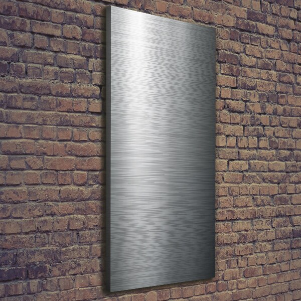 Canvas wall art Metal background