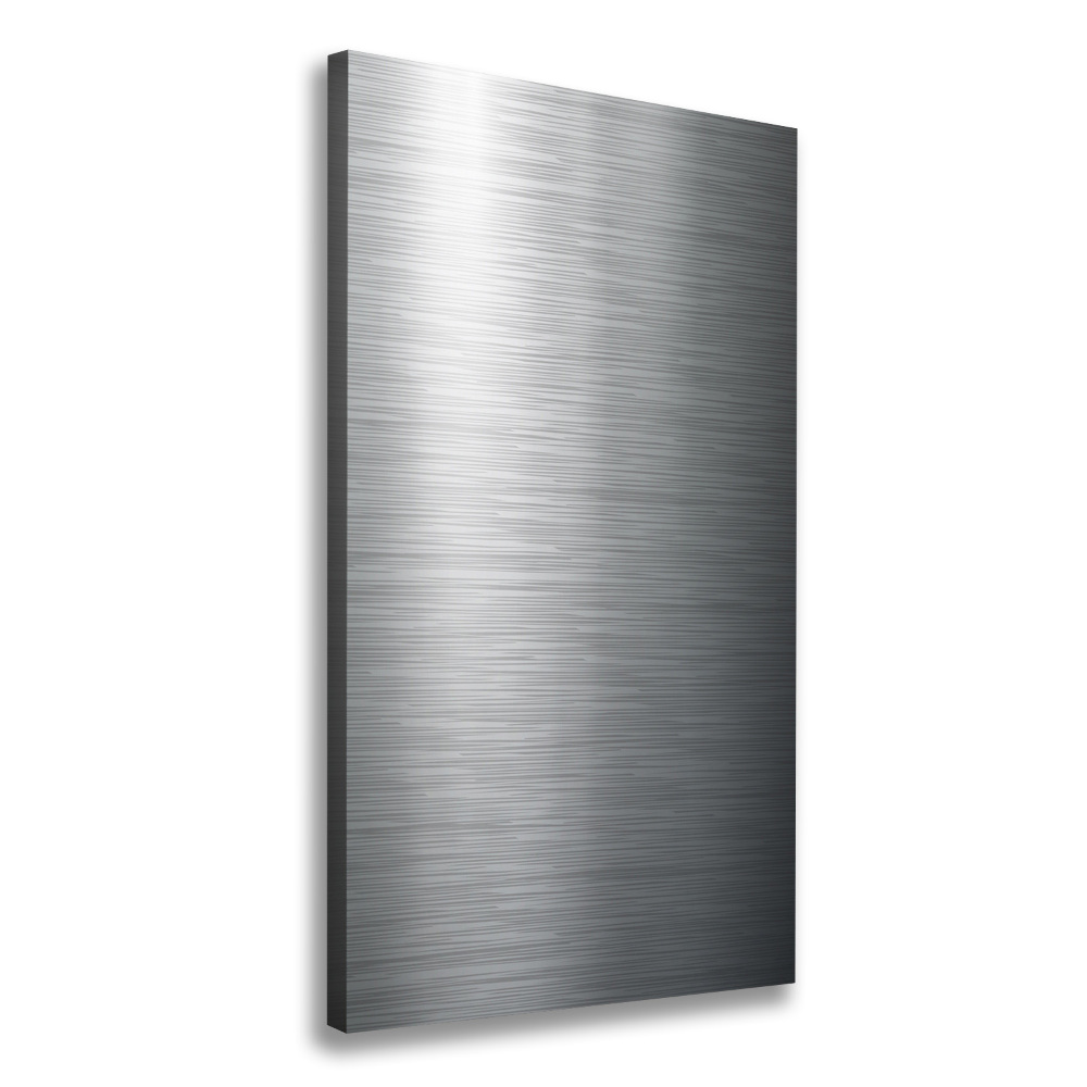 Canvas wall art Metal background