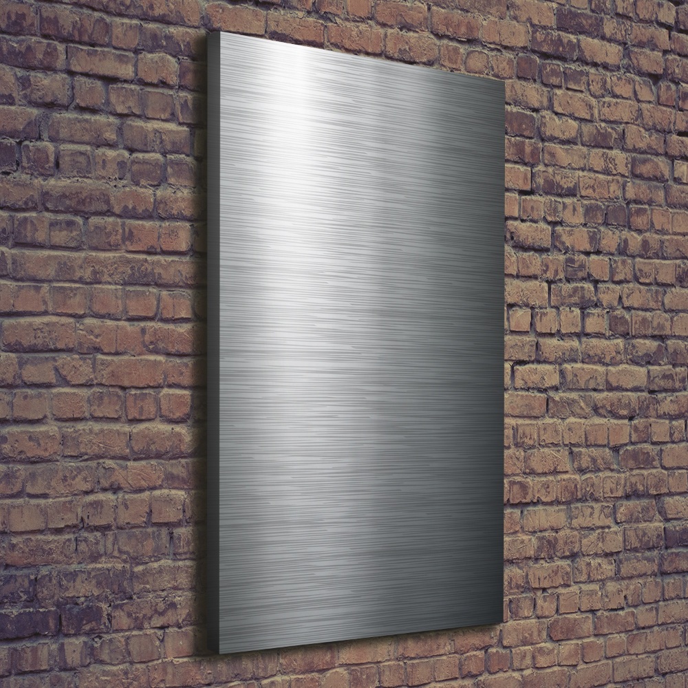 Canvas wall art Metal background