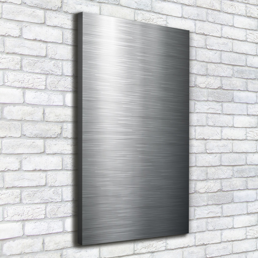 Canvas wall art Metal background