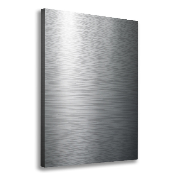 Canvas wall art Metal background