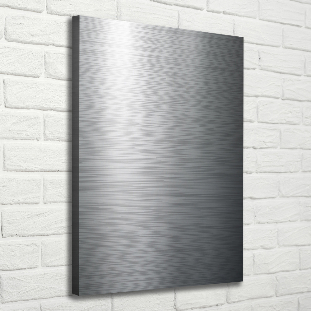 Canvas wall art Metal background