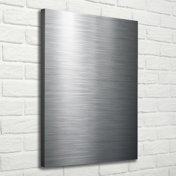 Canvas wall art Metal background