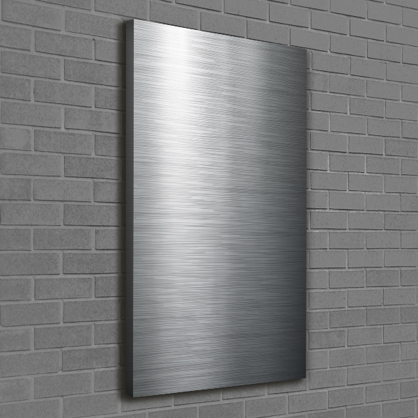 Canvas wall art Metal background