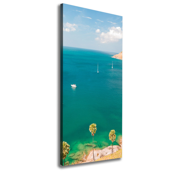 Canvas wall art Thailand yachts