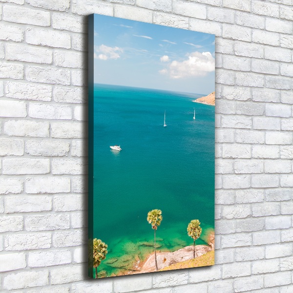 Canvas wall art Thailand yachts