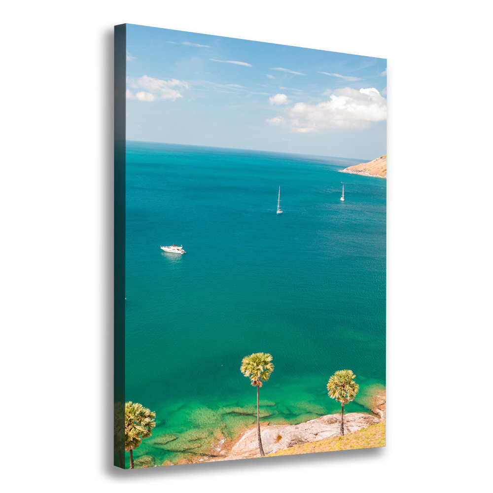 Canvas wall art Thailand yachts