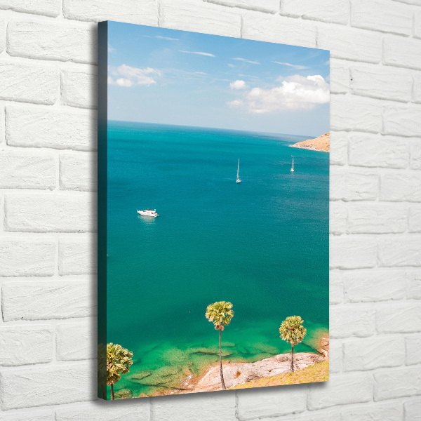 Canvas wall art Thailand yachts