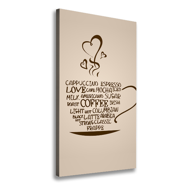 Canvas wall art Cup of coffee