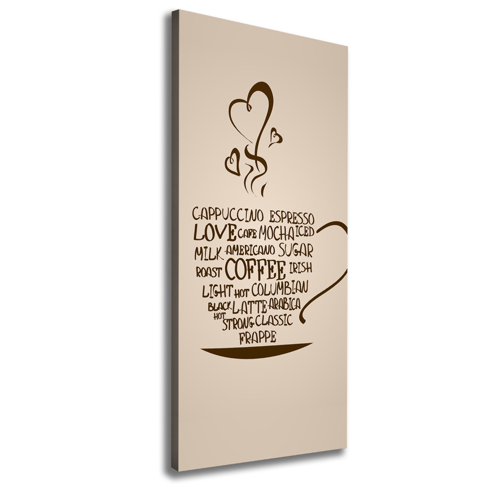 Canvas wall art Cup of coffee