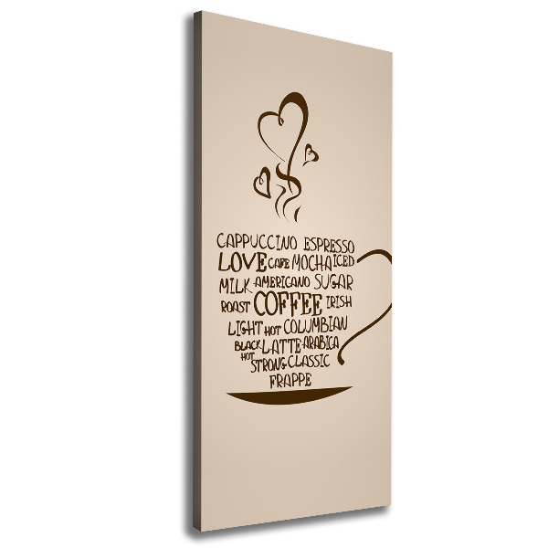 Canvas wall art Cup of coffee