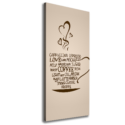 Canvas wall art Cup of coffee