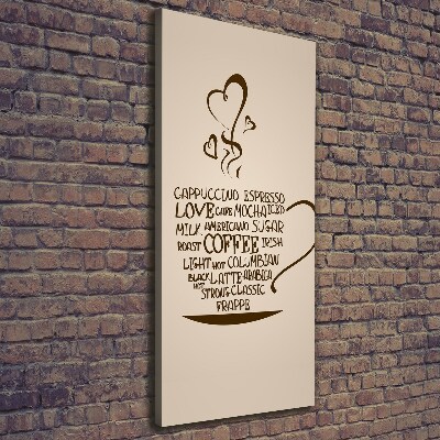 Canvas wall art Cup of coffee