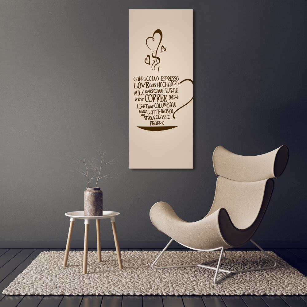 Canvas wall art Cup of coffee