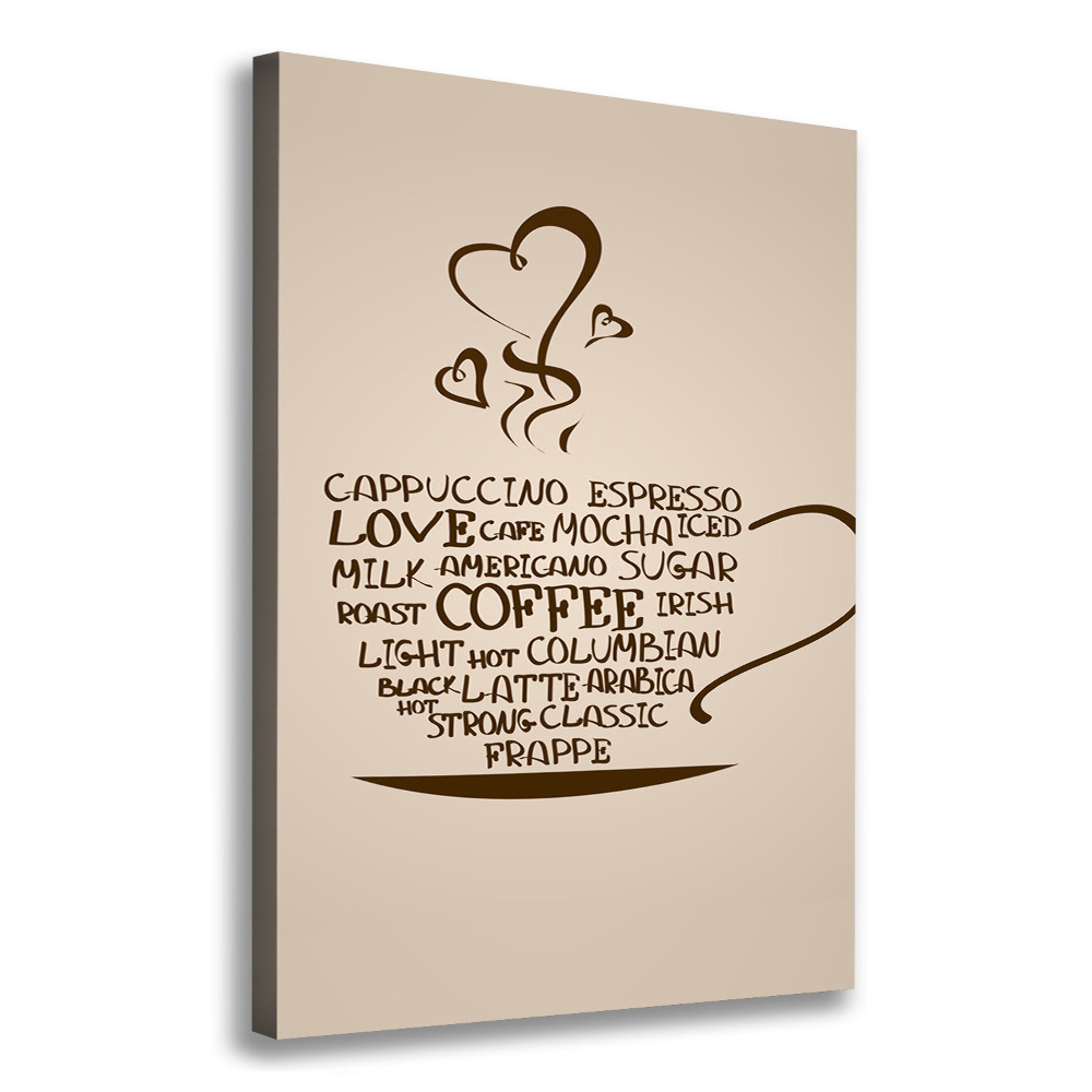 Canvas wall art Cup of coffee