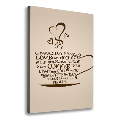 Canvas wall art Cup of coffee