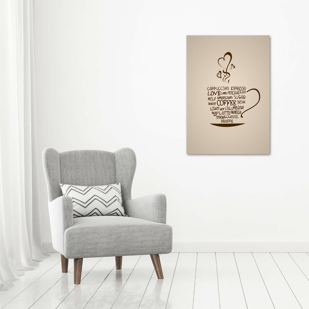 Canvas wall art Cup of coffee