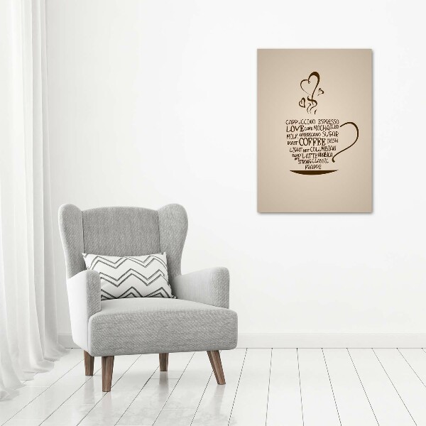 Canvas wall art Cup of coffee