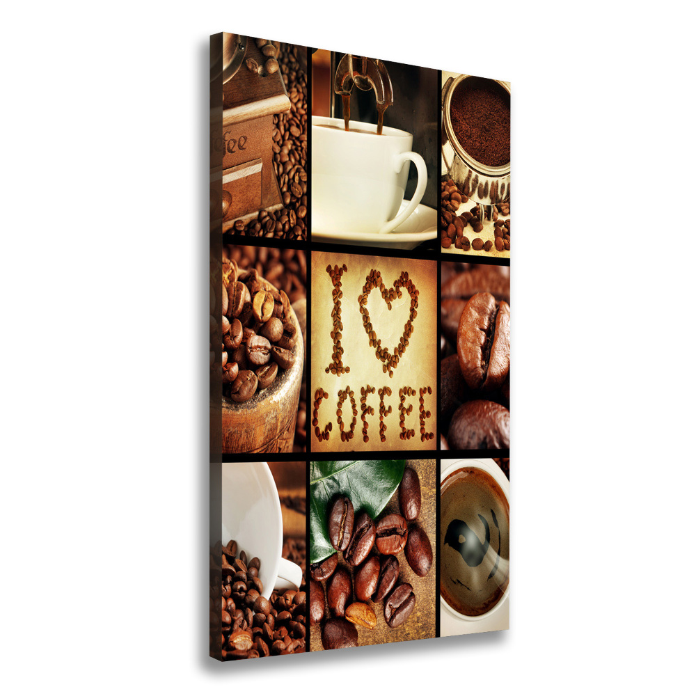 Canvas wall art Coffee collage