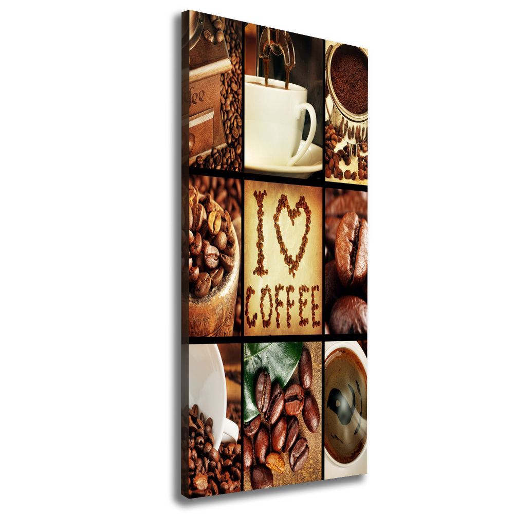 Canvas wall art Coffee collage