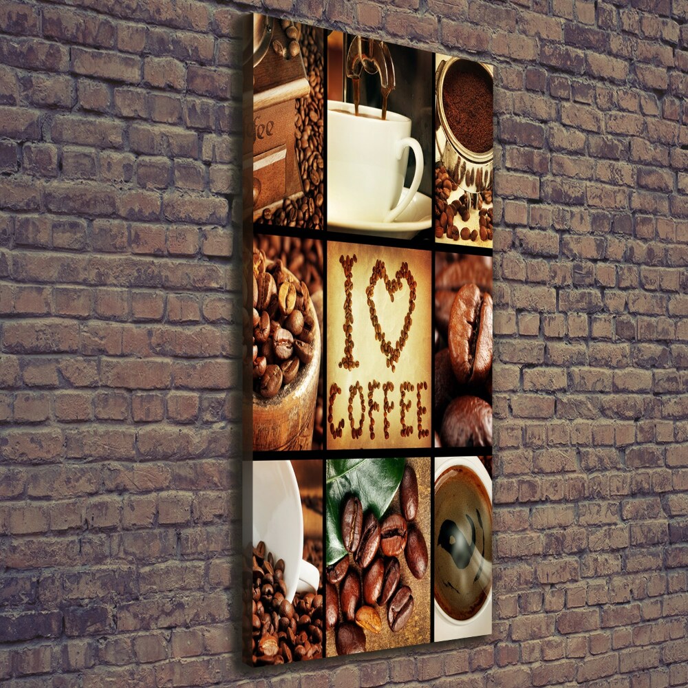 Canvas wall art Coffee collage